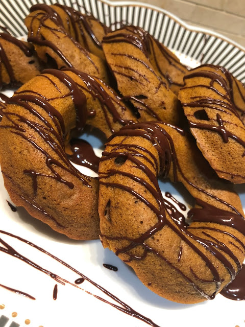 Chocolate Pumpkin Spice Donuts